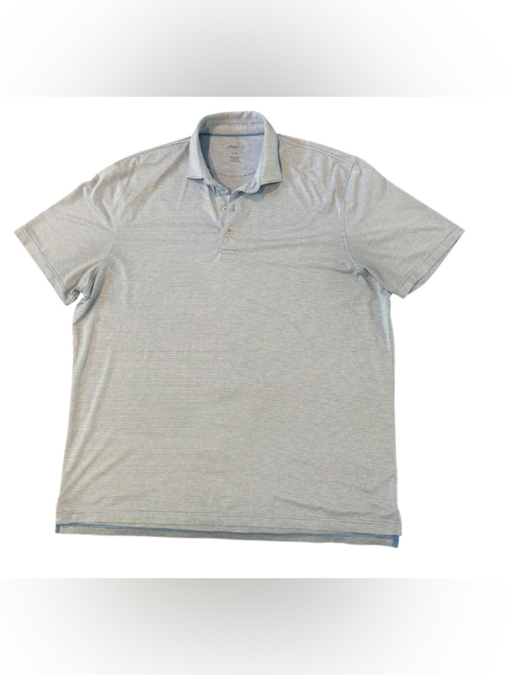 Johnnie-o Short Sleeve Striped Polo Shirt Size XXL